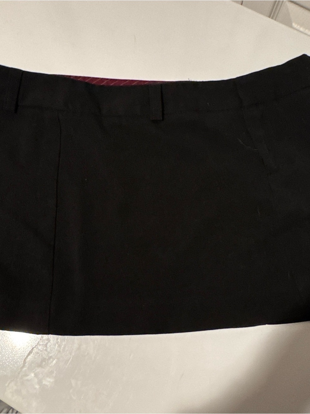 TWENTY ONE Y2K Women's MINI SKIRT SIZE LARGE USA BLACK Side zip/Button